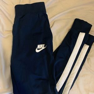 Blue nike sweatpants
